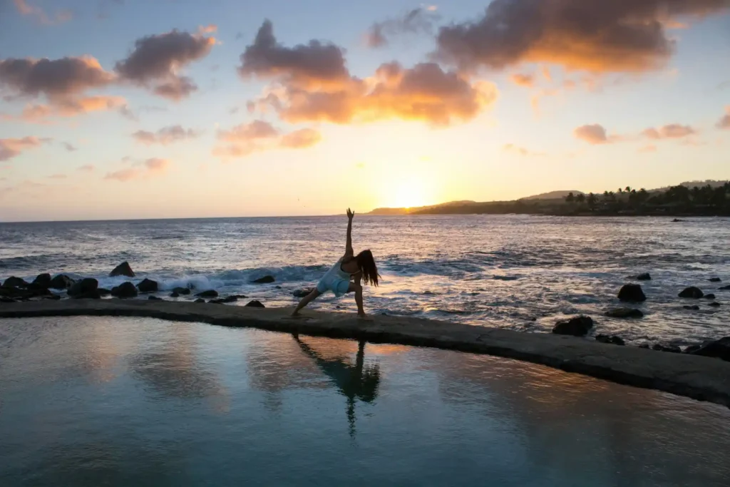 yoga evening in bali