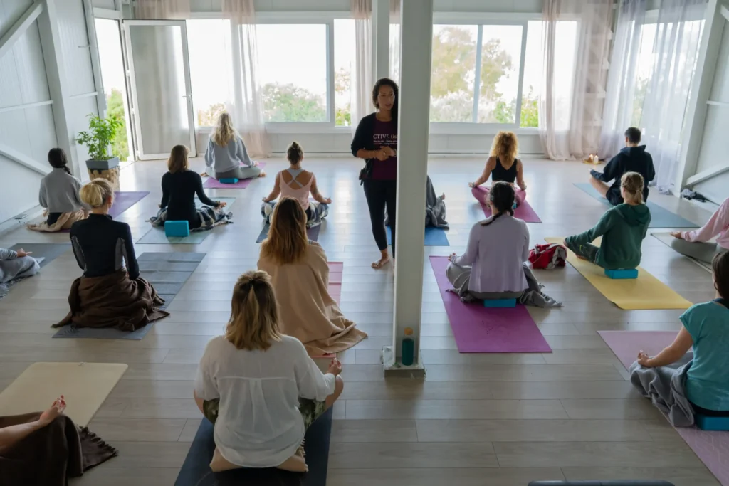 study about how to pranyama calming techniques in yoga