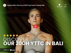 200-hour Yoga Teacher Training in Bali - Youtube Discover 200h YTTCBali Thumbnail - Horizontal