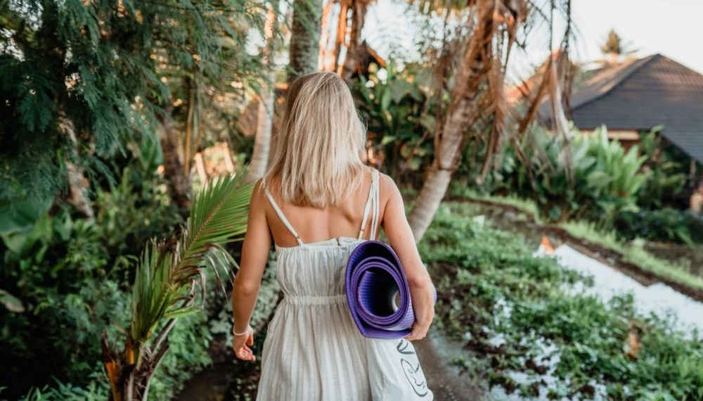 200-hour Yoga Teacher Training in Bali - walking